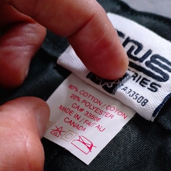 Vintage 90s Big Baggy SNUG INDUSTRIES Dark Green Wide-Leg Pants - Picture 6 of 12